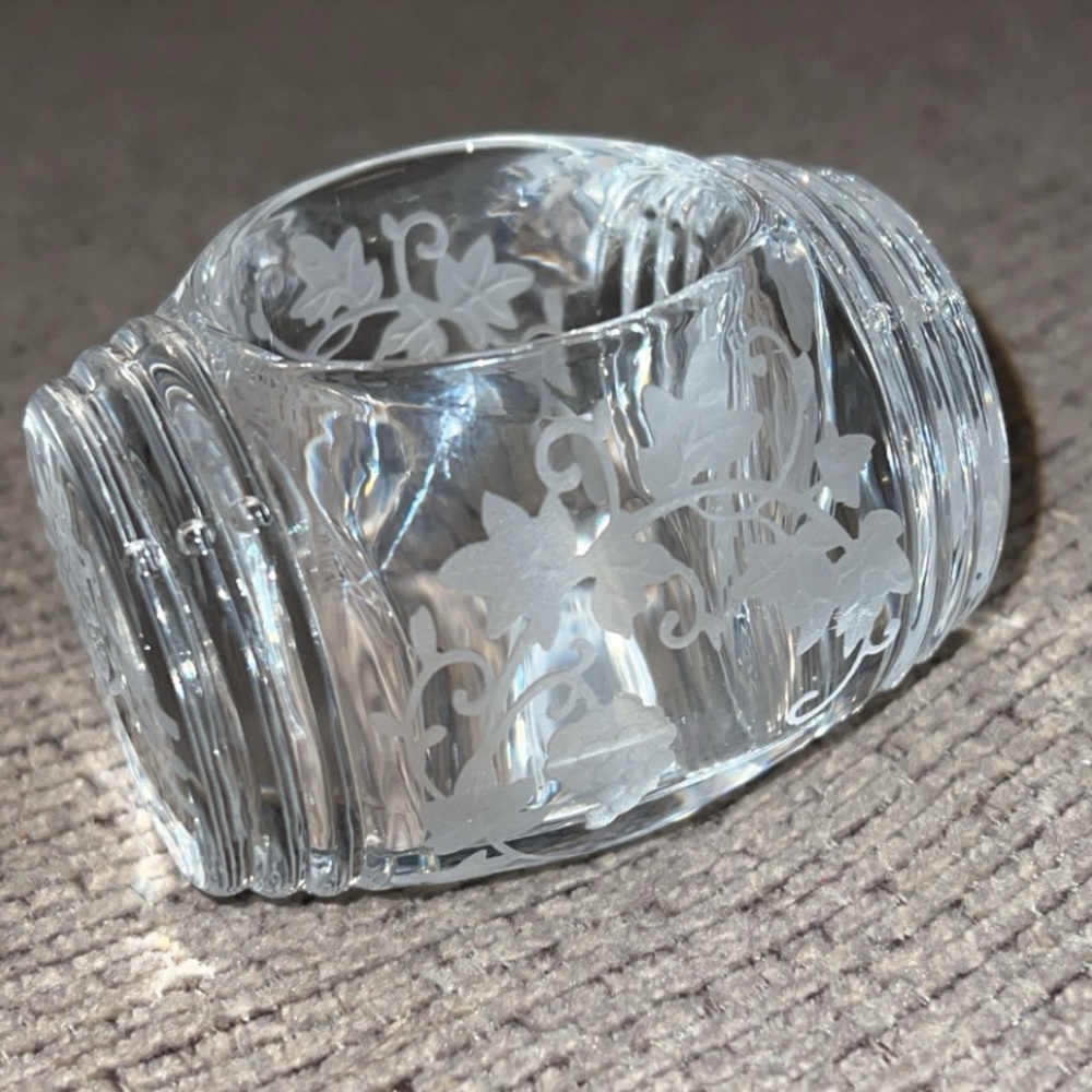 ‼️SOLD‼️ PartyLite Glass Toothpick Holder